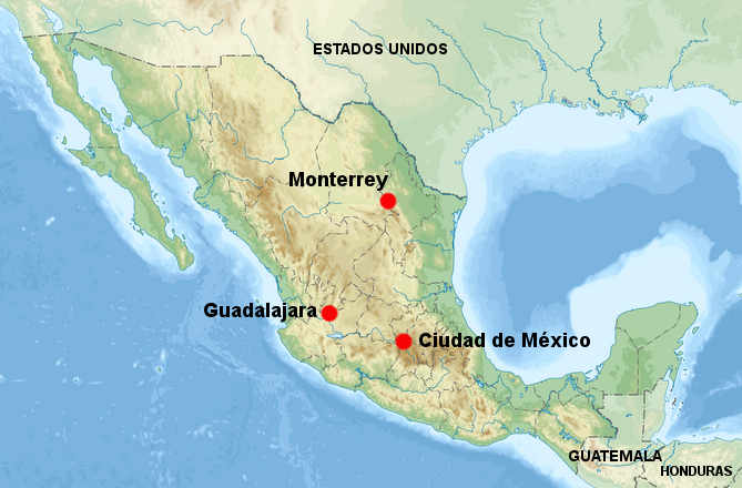 Programación para niños y adolescentes ejemplo de México a Monterrey